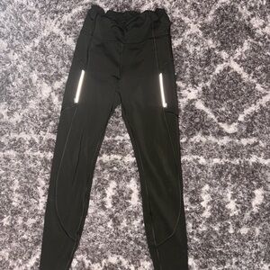 Athleta Leggings with Reflective Stripes
